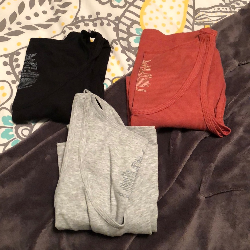Ribbed tank tops